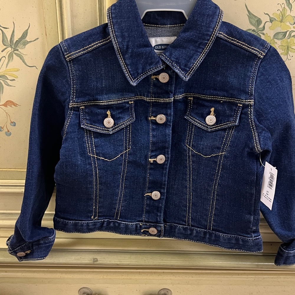 NWT- toddler girls Jean Jacket, 3T - Picture 9 of 10